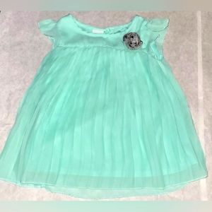 Flow-e teal green baby dress 24 months
